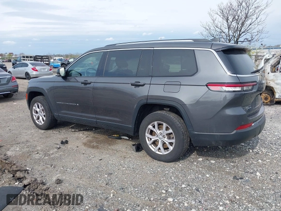 2021 Jeep Grand Cherokee Limited with VIN 1C4RJKBG2M8213100, listed as a IAAI auction lot 41987619 with 80,613 mi miles and . Bid and sale history available at DreamBid. Image 3.