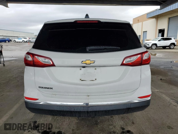 2018 Chevrolet Equinox LS with VIN 2GNAXHEV0J6301743, listed as a Copart auction lot 49280555 with Not Provided miles and Salvage Title. Bid and sale history available at DreamBid. Image 6.