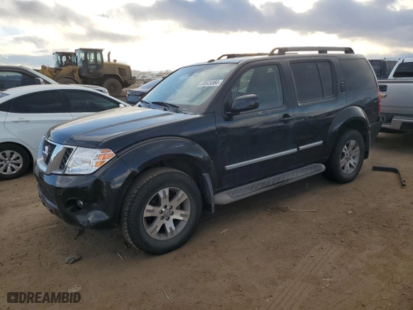 2012 Nissan Pathfinder S with VIN 5N1AR1NB0CC628049, listed as a Copart auction lot 80628384 with 175,448 mi miles and Salvage Title. Bid and sale history available at carsss.com. Image 1.