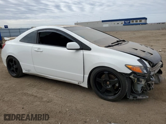 2008 Honda Civic Cpe Si with VIN 2HGFG215X8H708678, listed as a Copart auction lot 49978925 with 143,362 mi miles and Salvage Title. Bid and sale history available at carsss.com. Image 4.