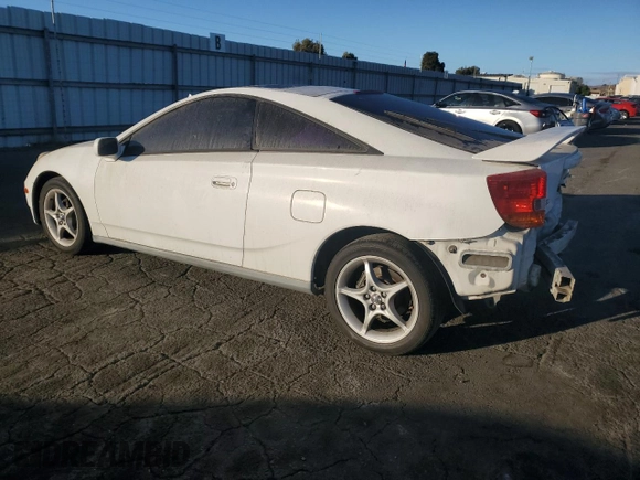 2000 Toyota Celica GTS with VIN JTDDY32T6Y0019229, listed as a Copart auction lot 77842174 with 143,514 mi miles and Salvage Title. Bid and sale history available at carsss.com. Image 2.