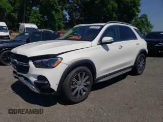 2025 Mercedes-Benz GLE 350 with VIN 4JGFB4FB5SB273832, listed as a Copart auction lot 65133375 with 5,919 mi miles and Salvage title. Bid and sale history available at DreamBid. Image 1.