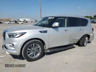 2022 Infiniti QX80 LUXE with VIN JN8AZ2AF7N9742718, listed as a Copart auction lot 71946864 with 54,060 mi miles and Salvage Title. Bid and sale history available at carsss.com. Image 1.