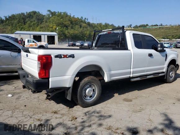 2022 Ford F-250 XL with VIN 1FT7X2B61NEE67333, listed as a Copart auction lot 74192824 with 36,521 mi miles and Salvage Title. Bid and sale history available at DreamBid. Image 3.