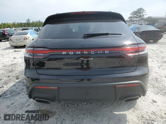 2025 Porsche Macan with VIN WP1AA2A52SLB05954, listed as a Copart auction lot 52424065 with 1,320 mi miles and Salvage title. Bid and sale history available at DreamBid. Image 6.
