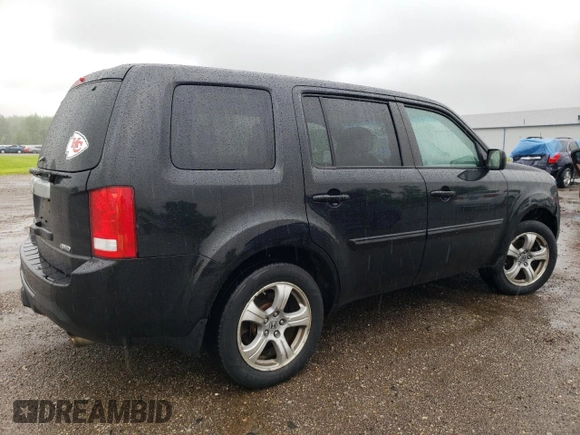 2012 Honda Pilot EX-L with VIN 5FNYF4H58CB041202, listed as a Copart auction lot 61659015 with 192,475 mi miles and Clean title. Bid and sale history available at DreamBid. Image 3.