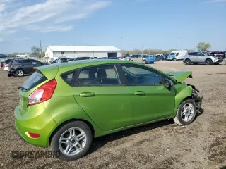 2018 Ford Fiesta SE with VIN 3FADP4EJXJM140597, listed as a Copart auction lot 53717885 with 0 mi miles and Non Repairable. Bid and sale history available at carsss.com. Image 3.