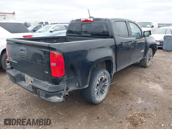 2021 Chevrolet Colorado 2WD Z71 with VIN 1GCGSDEN3M1108777, listed as a IAAI auction lot 41562874 with 77,607 mi miles and . Bid and sale history available at DreamBid. Image 4.