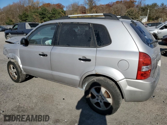 2005 Hyundai Tucson GL with VIN KM8JM12B95U067091, listed as a Copart auction lot 79297524 with Not Provided miles and Salvage Title. Bid and sale history available at carsss.com. Image 2.