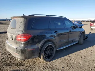 2017 Mercedes-Benz GLS 63 AMG with VIN 4JGDF7FE5HA765976, listed as a Copart auction lot 47546314 with 76,737 mi miles and . Bid and sale history available at DreamBid. Image 3.
