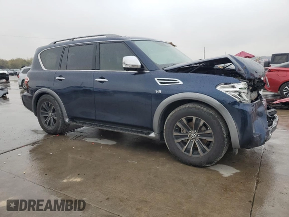 2018 Nissan Armada SV with VIN JN8AY2ND4J9054911, listed as a Copart auction lot 83468624 with 0 mi miles and Clean Title. Bid and sale history available at carsss.com. Image 4.
