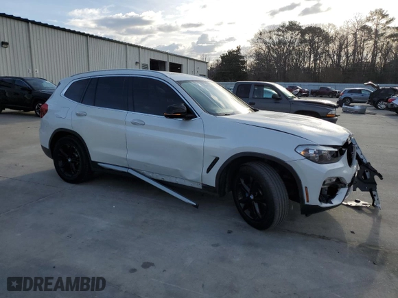 2019 BMW X3 sDrive30i with VIN 5UXTR7C53KLR44605, listed as a Copart auction lot 47634085 with 89,444 mi miles and Salvage Title. Bid and sale history available at carsss.com. Image 4.