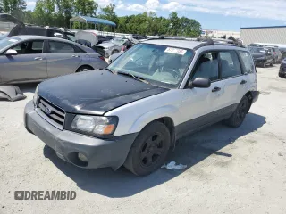 2003 Subaru Forester X with VIN JF1SG63683H711495, listed as a Copart auction lot 57957955 with 201,448 mi miles and Salvage title. Bid and sale history available at DreamBid. Image 1.