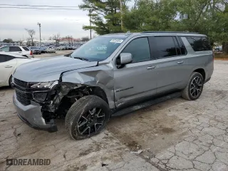 2023 Chevrolet Suburban RST with VIN 1GNSKEKD7PR400876, listed as a Copart auction lot 84726094 with 17,741 mi miles and Salvage Title. Bid and sale history available at carsss.com. Image 1.