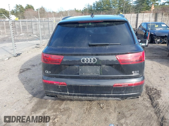 2018 Audi Q7 Prestige with VIN WA1VABF78JD030600, listed as a IAAI auction lot 41810589 with 88,182 mi miles and . Bid and sale history available at DreamBid. Image 16.