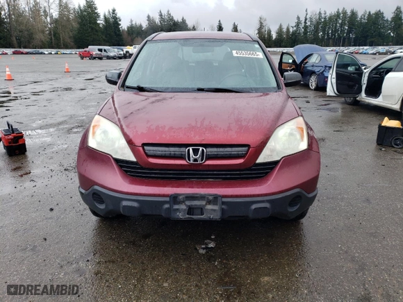 2008 Honda CR-V LX with VIN 5J6RE48368L802667, listed as a Copart auction lot 45535665 with 276,353 mi miles and Salvage Title. Bid and sale history available at carsss.com. Image 5.