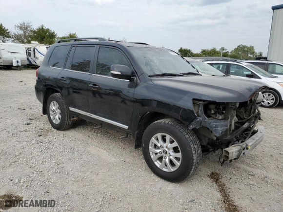 2018 Toyota Land Cruiser with VIN JTMCY7AJ6J4063717, listed as a Copart auction lot 71155184 with 107,071 mi miles and Salvage Title. Bid and sale history available at carsss.com. Image 4.