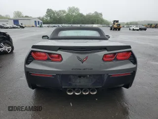 2015 Chevrolet Corvette Z51 2LT z VIN 1G1YK3D71F5117595, wystawiony jako Copart lot #56466555 z przebiegiem 66 307 mil mil oraz Szkoda całkowita • Salvage title. Historia ofert i sprzedaży dostępna na DreamBid. Obrazek 6.