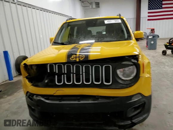 2018 Jeep Renegade Latitude with VIN ZACCJABB5JPJ68563, listed as a Copart auction lot 48377865 with Not provided miles and Salvage title. Bid and sale history available at DreamBid. Image 12.