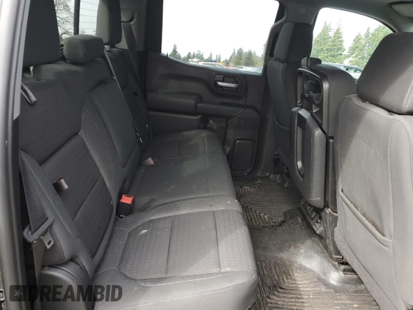 2021 Chevrolet Silverado 1500 LT with VIN 3GCUYDED9MG295923, listed as a Copart auction lot 52372845 with 43,298 mi miles and Salvage Title. Bid and sale history available at DreamBid. Image 10.