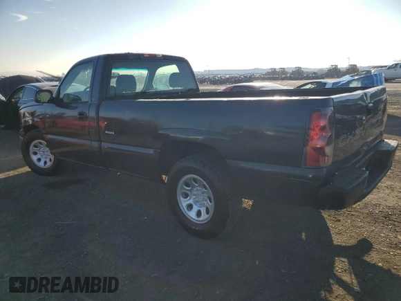 2005 Chevrolet Silverado 1500 LS with VIN 1GCEC14T45E264467, listed as a Copart auction lot 43875115 with 47,202 mi miles and Clean Title. Bid and sale history available at carsss.com. Image 2.