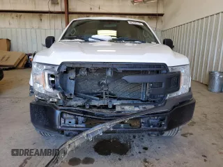 2018 Ford F-150 XL with VIN 1FTFX1E56JFC69571, listed as a Copart auction lot 45755715 with 156,830 mi miles and Salvage title. Bid and sale history available at DreamBid. Image 5.