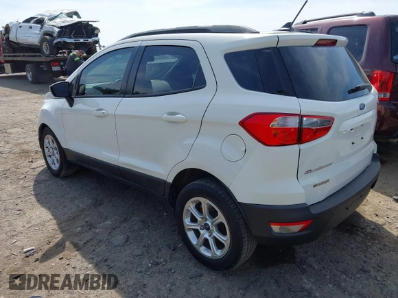 2018 Ford EcoSport SE with VIN MAJ3P1TE8JC199634, listed as a IAAI auction lot 41843443 with 45,469 mi miles. Bid and sale history available at carsss.com. Image 3.