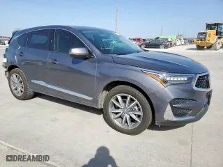 2020 Acura RDX w/Technology Pkg with VIN 5J8TC1H56LL003922, listed as a Copart auction lot 47401075 with 57,134 mi miles and Salvage Title. Bid and sale history available at carsss.com. Image 4.
