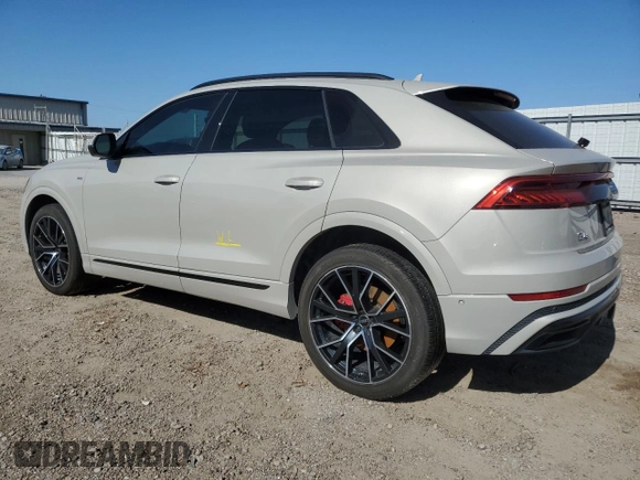 2023 Audi Q8 Premium Plus with VIN WA1EVBF14PD034863, listed as a Copart auction lot 52172605 with Not provided miles and Salvage title. Bid and sale history available at DreamBid. Image 2.