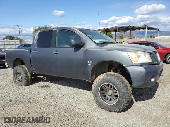 2004 Nissan Titan LE with VIN 1N6AA07B64N573368, listed as a Copart auction lot 53864055 with Not provided miles and Clean title. Bid and sale history available at DreamBid. Image 4.