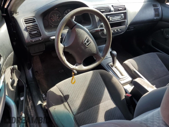 2005 Honda Civic VP SSRS z VIN 1HGEM22365L078593, wystawiony jako Copart lot #60747785 z przebiegiem 214 835 mil mil oraz Czysty tytuł • Clean title. Historia ofert i sprzedaży dostępna na DreamBid. Obrazek 8.