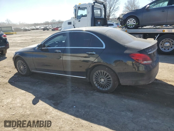 2016 Mercedes-Benz C 300 Luxury with VIN 55SWF4KB0GU100530, listed as a Copart auction lot 47848485 with 140,387 mi miles and Salvage Title. Bid and sale history available at carsss.com. Image 2.