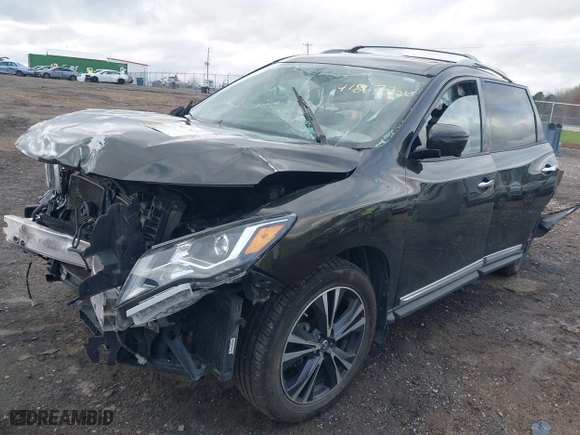 2017 Nissan Pathfinder S with VIN 5N1DR2MM5HC623250, listed as a IAAI auction lot 41867920 with 82,861 mi miles. Bid and sale history available at carsss.com. Image 18.