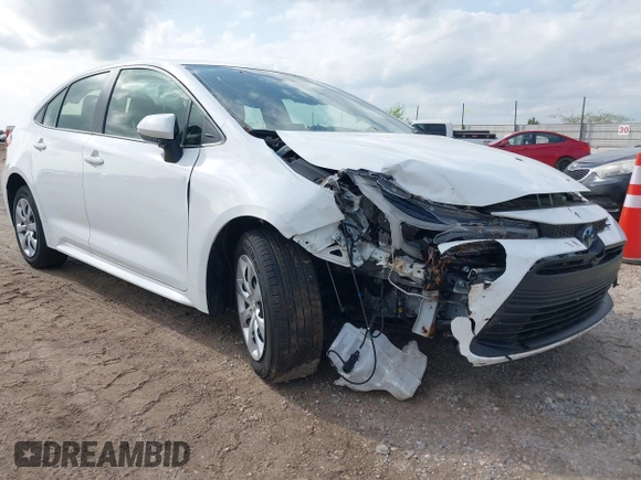 2024 Toyota Corolla Hybrid LE with VIN JTDBCMFE3R3048792, listed as a IAAI auction lot 41915869 with 22,899 mi miles. Bid and sale history available at carsss.com. Image 1.