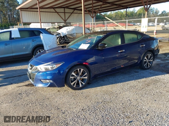 2017 Nissan Maxima SV with VIN 1N4AA6AP9HC435471, listed as a IAAI auction lot 41572210 with 112,159 mi miles and . Bid and sale history available at DreamBid. Image 2.