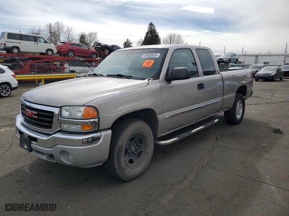 2004 GMC Sierra 1500 SLE with VIN 1GTEK19T54E217135, listed as a Copart auction lot 49450925 with 125,544 mi miles and Non Repairable. Bid and sale history available at carsss.com. Image 1.
