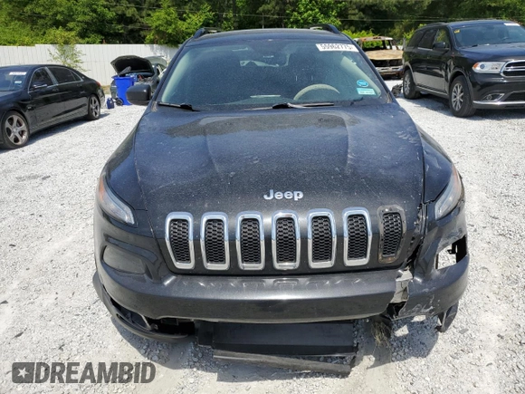 2016 Jeep Cherokee Sport with VIN 1C4PJLAB8GW375994, listed as a Copart auction lot 55962775 with 116,588 mi miles and Salvage title. Bid and sale history available at DreamBid. Image 5.