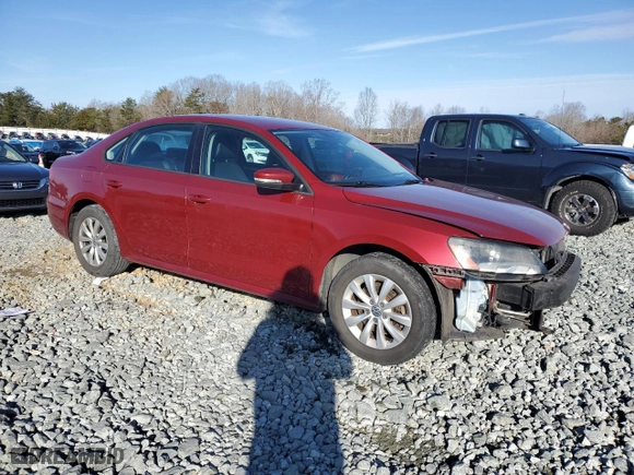 2015 Volkswagen Passat 1.8T Limited Edition with VIN 1VWAT7A31FC029153, listed as a Copart auction lot 45638115 with 148,602 mi miles and Salvage Title. Bid and sale history available at carsss.com. Image 4.