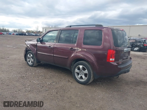 2013 Honda Pilot EX-L with VIN 5FNYF4H60DB066282, listed as a IAAI auction lot 40836817 with 244,122 mi miles and . Bid and sale history available at carsss.com. Image 3.
