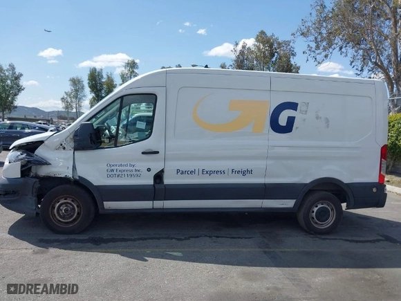 2020 Ford Transit Cargo Van with VIN 1FTBR1C83LKA59378, listed as a IAAI auction lot 41920660 with 97,068 mi miles. Bid and sale history available at carsss.com. Image 14.