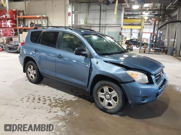 2007 Toyota RAV4 with VIN JTMZK33V575012894, listed as a IAAI auction lot 42001156 with 0 mi miles. Bid and sale history available at carsss.com. Image 1.
