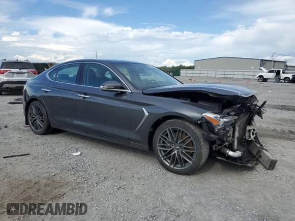 2019 Genesis G70 Advanced z VIN KMTG34LA2KU030213, wystawiony jako Copart lot #57126525 z przebiegiem 102 421 mil mil oraz Szkoda całkowita • Salvage title. Historia ofert i sprzedaży dostępna na DreamBid. Obrazek 4.