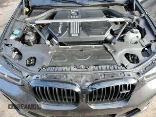 2024 BMW X3 M with VIN 5YM13EC09R9U80334, listed as a Copart auction lot 46071535 with 9,063 mi miles and Salvage Title. Bid and sale history available at carsss.com. Image 12.