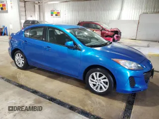 2012 Mazda 3 i Touring with VIN JM1BL1V88C1683763, listed as a Copart auction lot 57326725 with 132,544 mi miles and Salvage title. Bid and sale history available at DreamBid. Image 4.