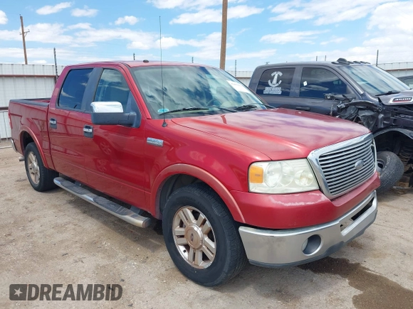 2008 Ford F-150 XLT z VIN 1FTPW12V58FB08893, wystawiony jako IAAI lot #42403673 z przebiegiem 150 955 mil mil oraz . Historia ofert i sprzedaży dostępna na DreamBid. Obrazek 1.