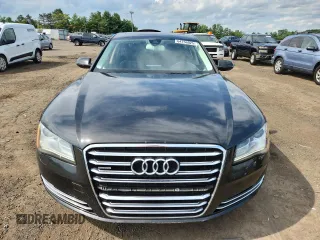 2013 Audi A8 4.0L with VIN WAUR2AFD2DN028826, listed as a Copart auction lot 64756025 with 107,761 mi miles and Salvage title. Bid and sale history available at DreamBid. Image 5.