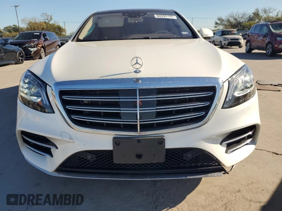 2020 Mercedes-Benz S-Class S 450 with VIN WDDUG6GB7LA503701, listed as a Copart auction lot 80995194 with 35,707 mi miles and Salvage Title. Bid and sale history available at carsss.com. Image 5.