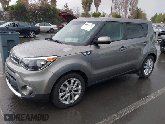 2018 Kia Soul + with VIN KNDJP3A53J7534744, listed as a IAAI auction lot 41889274 with 75,083 mi miles. Bid and sale history available at carsss.com. Image 2.