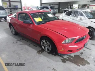 2010 Ford Mustang V6 with VIN 1ZVBP8AN6A5136499, listed as a IAAI auction lot 41162323 with 107,048 mi miles and . Bid and sale history available at DreamBid. Image 1.