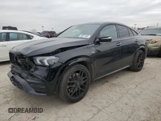 2022 Mercedes-Benz GLE 53 AMG with VIN 4JGFD6BBXNA743519, listed as a Copart auction lot 48021485 with 19,574 mi miles and Salvage title. Bid and sale history available at DreamBid. Image 1.